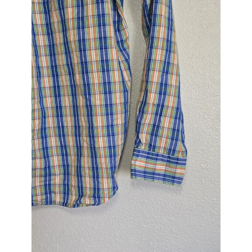 Ralph Lauren Plaid Button‎ Down Long Sleeve Shirt Preppy Casual L(16/18)